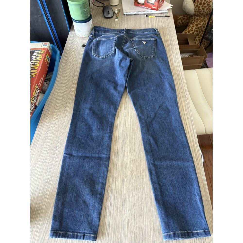 Guess Women’s Skinny Jeans Button Fly Medium Wash Stretch Denim W28 L29 - Picture 5 of 7